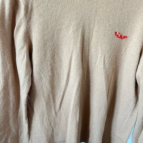 𝅺saks Fifth Ave Women’s‎ “Ciao” Cashmere Sweater Size Medium - Picture 3 of 7